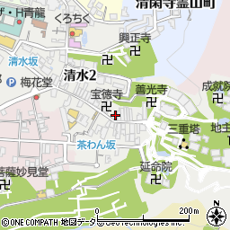 錦古堂周辺の地図