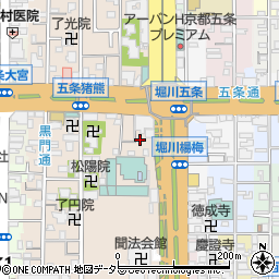 京都府京都市下京区柿本町730周辺の地図
