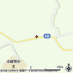 広島県庄原市東城町小奴可2673周辺の地図