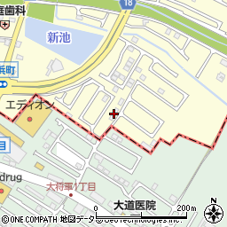 滋賀県草津市新浜町469周辺の地図