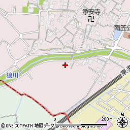 滋賀県草津市南笠町1396周辺の地図