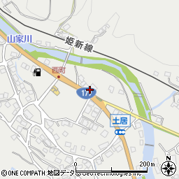 岡山県美作市土居2637周辺の地図