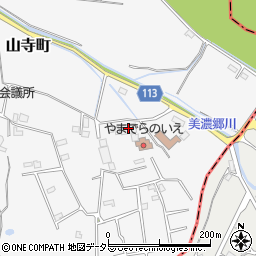 山寺作業所周辺の地図