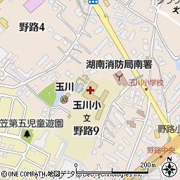 草津市立玉川小学校周辺の地図