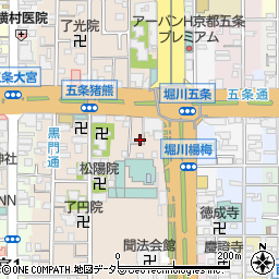 京都府京都市下京区柿本町731-2周辺の地図