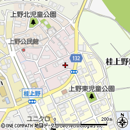 じゅうじゅう 上桂店周辺の地図