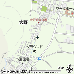 兵庫県西脇市大野544-41周辺の地図