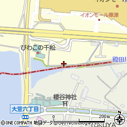 滋賀県草津市新浜町312周辺の地図