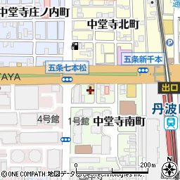 スシロー 五条七本松店周辺の地図
