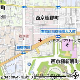 京都中央信用金庫西京極支店周辺の地図