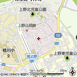 京都府京都市西京区桂上野中町周辺の地図