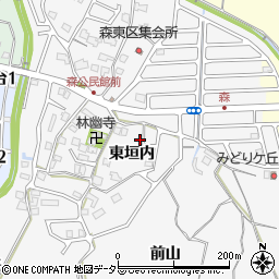 京都府亀岡市篠町森東垣内16-4周辺の地図
