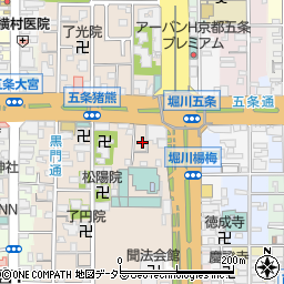 京都府京都市下京区柿本町731-4周辺の地図