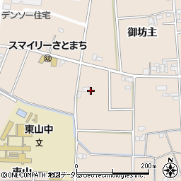 愛知県安城市里町足取池渕周辺の地図