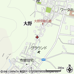 兵庫県西脇市大野544-15周辺の地図