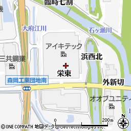 愛知県知多郡東浦町森岡栄東周辺の地図