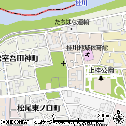 京都府京都市西京区上桂今井町周辺の地図