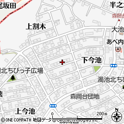 愛知県知多郡東浦町森岡下今池17-16周辺の地図