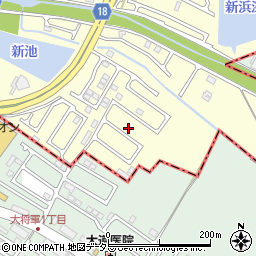 滋賀県草津市新浜町477周辺の地図