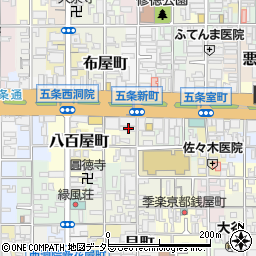 京都府京都市下京区蛭子町110周辺の地図