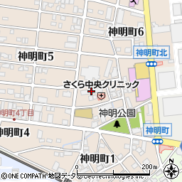 県営萩田住宅周辺の地図