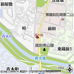 愛知県岡崎市東蔵前町火打山40周辺の地図