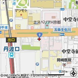 京都中堂寺坊城郵便局 ＡＴＭ周辺の地図