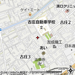 古庄自動車学校周辺の地図