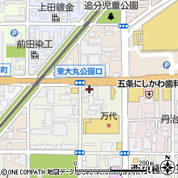 レッドバロン京都五条周辺の地図