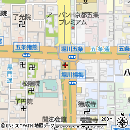 京都府京都市下京区泉水町周辺の地図