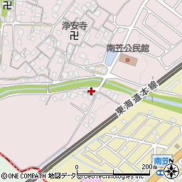 滋賀県草津市南笠町1408周辺の地図