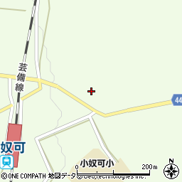広島県庄原市東城町小奴可2687周辺の地図
