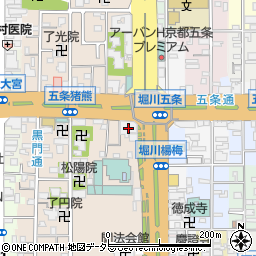 綜合警備保障株式会社京都支社周辺の地図