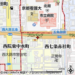 京都府京都市下京区西七条東御前田町周辺の地図