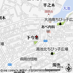 愛知県知多郡東浦町森岡下今池1-61周辺の地図