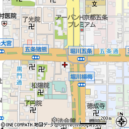 ホシザキ京阪株式会社　京都中央営業所周辺の地図