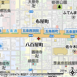 フレスコ五条西洞院店周辺の地図