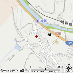 岡山県美作市土居2559周辺の地図