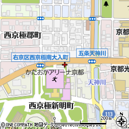 右京警察署西五条交番周辺の地図