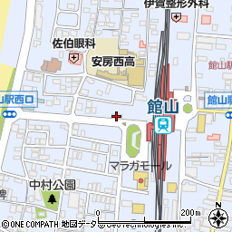 トヨタレンタリース千葉館山駅西口店周辺の地図