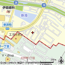 滋賀県草津市新浜町464-5周辺の地図