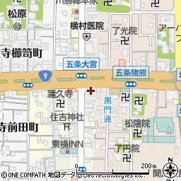 富士火災京都ビル周辺の地図