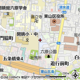 京都府京都市東山区竹村町146周辺の地図