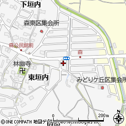 京都府亀岡市篠町森東垣内60-8周辺の地図
