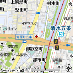 京都五条サイクル周辺の地図