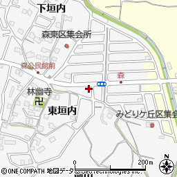 京都府亀岡市篠町森東垣内60-5周辺の地図