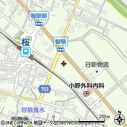 中尾歯科桜診療所周辺の地図