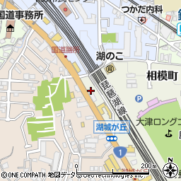 滋賀県大津市相模町1周辺の地図