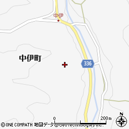 愛知県岡崎市中伊町臼沢周辺の地図