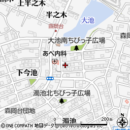 愛知県知多郡東浦町森岡下今池1-123周辺の地図